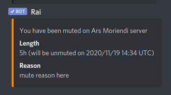Rai muting example